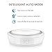 AMIR Upgraded Motion Sensor Light, 10-LED Battery Operated Wireless Closet Light, Stick Up Motion Nightlight for Hallway, Stairway, Bedroom (White, Pack of 3)