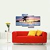 Pyradecor-Sunrise-Beach-Theme-Canvas-Prints-Wall-Art-Ocean-Sea-Pictures-Paintings-for-Living-Room-Bedroom-Home-Office-Decorations-Modern-4-Piece-Stretched-and-Framed-Seascape-Giclee-Artwork Pyradecor Sunrise Beach Theme Canvas Prints Wall Art Ocean Sea Pictures Paintings for Living Room Bedroom Home Office…