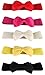 SportsWell Women's Fashionable Bowknot Wide Belt Girls Lady Stretch Cinch Dress Waistband Blue