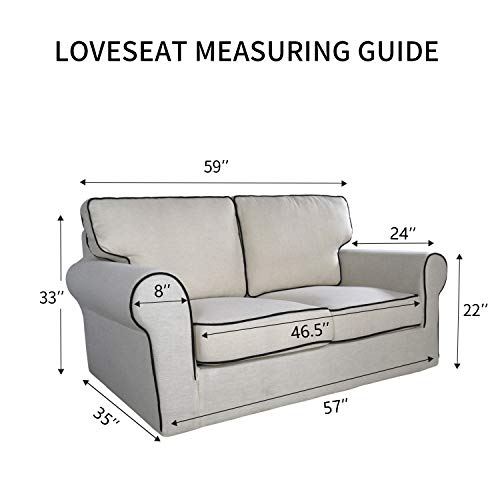 PureFit Reversible Quilted Sofa Cover, Water Resistant Slipcover