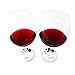 True Red and Green Paper Grape Vine Wine Glass Tags, 24 Count
