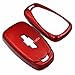 Smart Key Fob Cover for Chevrolet Chevy Malibu Camaro Trax Traverse Sonic Cruze Volt Equinox Spark HYQ4AA 5 Buttons red