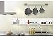 Bruntmor 8, 10 and 12 Inch Pre-Seasoned Frying Pan Set of 3, Oven Safe Skillet, Grill Pan Set, Nonstick Cookware with Side Drip Lips, Black