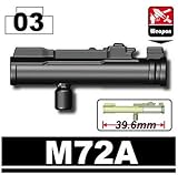 M72A Rocket Launcher - LEGO Compatible Minifigure Piece