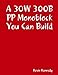 A 30W 300B PP Monoblock You Can Build