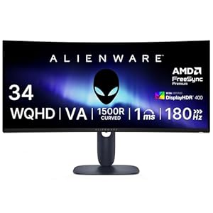 【Amazon.co.jp限定】Dell AW3425DWM-A 34インチ 曲面 Alienware ゲーミングモニター