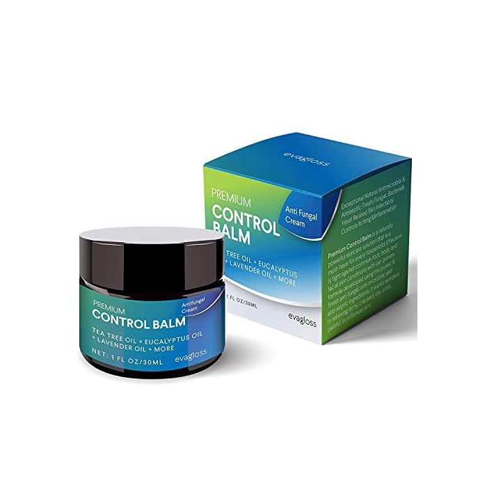 Evagloss Anti-Itch Balm For Face, Body, Athletes Foot, Ringworm , Eczema, Dry Skin, Jock Itch, Nail Fungal Infections…
