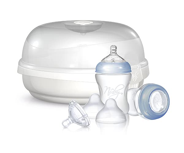Nuby idvp50 – Microwave Steriliser with 2 Bottles