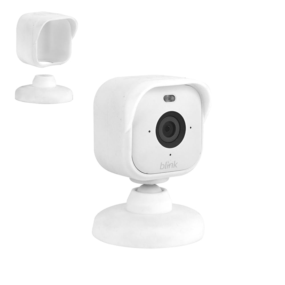 Silicone Skin Case Cover Compatible With Blink Mini 2 Camera, Anti Scratch Protective Cover Protect your Blink Mini 2 Camera from Direct Infringement of Sun Glare, UV & Weather