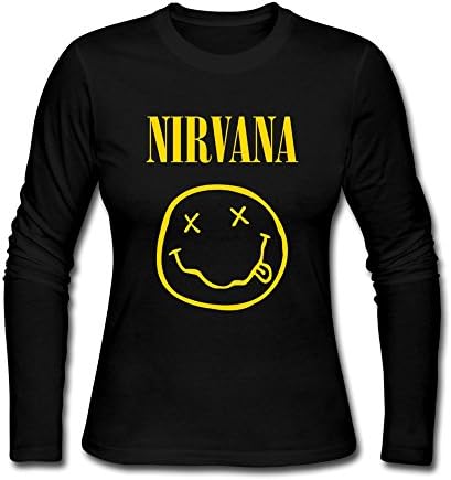 HeZone Women's Nirvana Logo Long Sleeve T-Shirts
