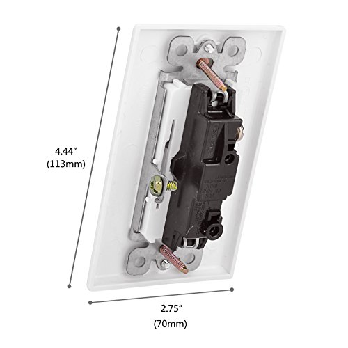 image for [20 Pack] BESTTEN Electric Single Pole ON/OFF Light Switch Interrupter