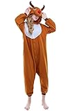 Newcosplay Unisex Reindeer Pyjamas Onesie Halloween Costume (M)