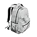 ZZKKO Black and White Marble Art Boys Girls School Computer Backpacks Book Bag Travel Hiking Camping Daypack