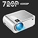 Projector, HD 4000 Lux Video Projector with 210″ Display 60,000 Hours Led Home Theater Projector Support 1080P,Compatible with Fire TV Stick,PS4, HDMI, VGA, AV and USBthumb 1