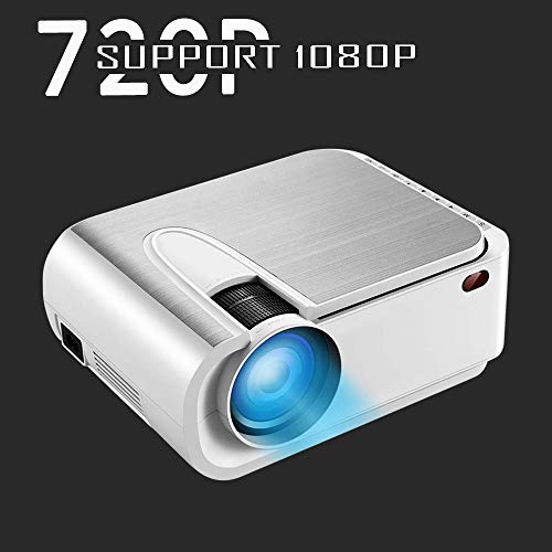 Projector,XINDA Mini Portable Projector with 4200 Lumen,210" Display with 60,000Hrs LED Life Home Theater Projector 1080P Supported,Compatible with Fire TV Stick,Smartphone,PS4,HDMI,TF,VGA,AV USB