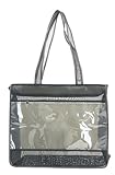 Useful Jelly Mesh Tote/ Beach Tote Bag/ Swimming Tote Bag, Smoke Black