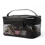 CERROQREEN Makeup Bag Organizer Travel Toiletry Bag Cosmetic Makeup Pouch