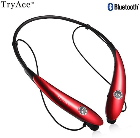 TryAce Hv-900 Wireless Music Stereo CSR Bluetooth 4.0 Headset Universal Vibration Lightweight Neckband Style Headphone Earphone for Iphone,samsung,android Tablet and Enabled Bluetooth Devices