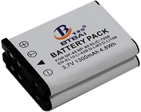 BTBAI 2x LI-40B Battery+Charger AC Single for LI40B LI-42B LI42B Stylus 720SW Stylus 730 Stylus 740 Stylus 750 Stylus 760 Stylus 770SW Stylus 780 Stylus 790SW Stylus 820 Stylus 830 Stylus 840 850SW - Image 3