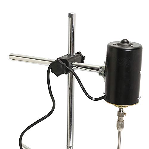 SISHUINIANHUA Dual Control Mixer Electric Lab Mixer Overhead Stirrer 100W 3000Rpm Adjustable Churn Stir Machine Blenders Laboratory Stirrer