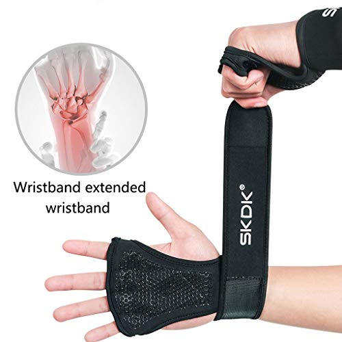 Full Palm Protection Padded Gloves for Men & Women, Non-Slip Gloves for Sports Gym Workout Exercise Boating Training Dirt Bike Weight Lifting