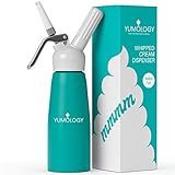 Whipped Cream Dispenser | Cream Whipper | Whipping Siphon | 1 Pint (500ml) | Anodized Aluminium | Home Chef Quality | 3 Decorating Tips & Brush | Great Gift | Uses 8g N2O Cartridges (Not Included)