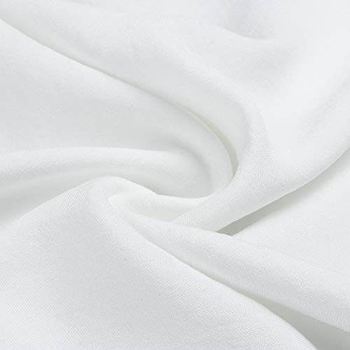 image for iYBUIA Women O-Neck Sleeveless Pure Color Lace Plus Size Vest Loose T-