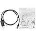 abcGoodefg USB Programming Cable for Kenwood Radio with CD Driver TK-7150 TK-7160 TK-7180 TKR-830 TKR-850