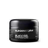 Elegance Plus Gel and Color, Black, 3.5 Ounce