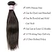 B&F Hair 7a Brazilian Virgin Straight Hair Weave 3 Bundles with 1 Piece 3 Part Lace Frontal Closure 100% Unprocessed Human Hair Extensions Natural Color (12 14 16+10closure)