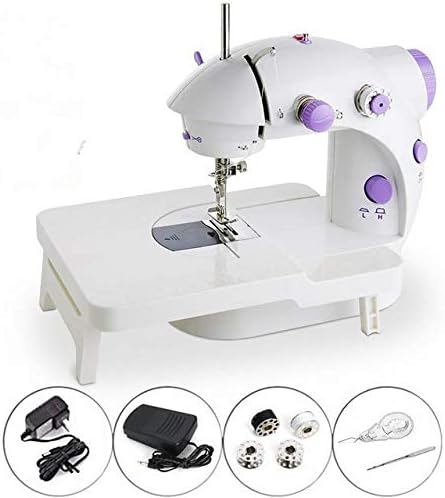 AH-202A Mini Sewing Machine With Extension Table Easy To Use Basic 1 Dial Beginner