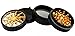 Chromium Crusher 2.5 Inch 4 Piece Tobacco Spice Herb Grinder -Gold