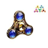 Afco Rhinestone Tri Spinner Finger Relieve Stress Fidget Figure Toy-Random Color