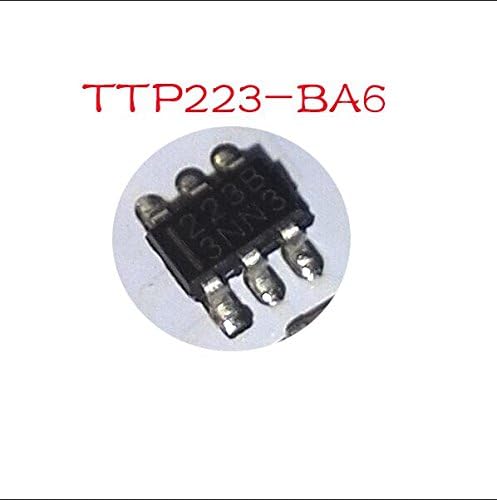 50pcs/lot TTP223-BA6 TTP223 BA6 Speed Touch IC chip Screen 223B SOT23-6