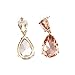 Holylove Peach Costume Statement Necklace with Earrings for Women Jewelry Fashion Necklace 1 Set with Gift Box-HLN8455E-Peach
