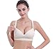 Women Comfy Seamless Nursing Bra Bralette Push Up Maternity Breastfeeding Bras (Nude, M)