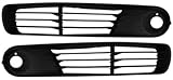 Pontiac G6 05-09 Right & Left Pair Set Grille Lower w/Fog Coupe/Conv/Sedan