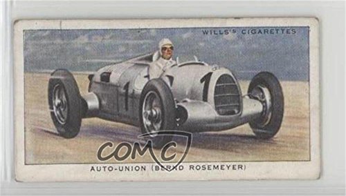 Auto-Union (Bernd Rosemeyer) (Trading Card) 1938 Wills Speed Title in Black - Tobacco [Base] #23