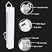 Portable LED Camping Light Stick, XINBAOHONG Emergency Magnetic Work Lamp Lantern, Rechargeable Handy Light for Home Lighting, Outdoor Night Fishing, Hiking,Biking(White)