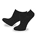 Womens Sock 9-11 Everyday Casual Low Cut Ankle Socks School Uniform 12 Pairs with Mesh (White-Black)