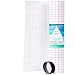 Vinyl Transfer Tape 12''x12' + Bonus Velcro Tie - Clear Vinyl Transfer Paper Roll for Vinyl Sheets w\ Grid - Transparent Application Tape for Oracal Cricut or Silhouette Cameo Adhesive Transfer Vinyl