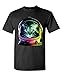 SPACE CAT astronaut rainbow helmet nasa usa - Mens Cotton T-Shirt