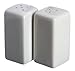 American Metalcraft Square Ceramic Salt & Pepper Shakers (Set of 2),White
