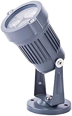 Julitech 3W LED Flood Light, Waterproof IP65, 300Lm, Bright Outdoor LED Flood Lights For Playground, Garage, Garden, Lawn And Yard Model,Warm