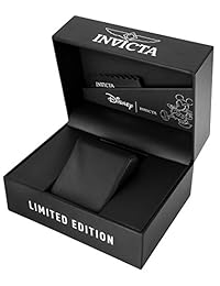 Invicta "Disney Edición Limitada Acero Inoxidable Reloj Casual De Cuarzo De Las Mujeres, Color: dorado (Modelo: 24130)