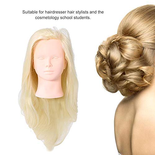 Head For Hairdresser Head Clip Hair Training Model Shelf