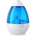 Pro Breeze Ultrasonic Cool Mist Humidifier, 1 Gallon - Works for up to 40 Hours, Whisper-Quiet, Automatic Shut-Off, and Night Light Function