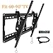 Tilting TV Wall Mount Bracket for Most 40-90 Inch Flat Large Screen TVs JUSTSTONE Universal TV Mount Fits 16-24 Inch Wood Studs Max VESA 800x400mm and up to 165 lbs