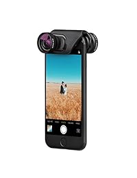 olloclip juego de lentes para iPhone 8 8 Plus y iPhone 7 7 Plus, incluye ojo de pez, superancho, y macro 15x