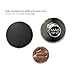 MAGNERDS Extra Large Steel Fridge Magnets (Set of 2) with Anti-Scratch Pads, Large Magnetic Push-pins for Magnetic Glass Whiteboard